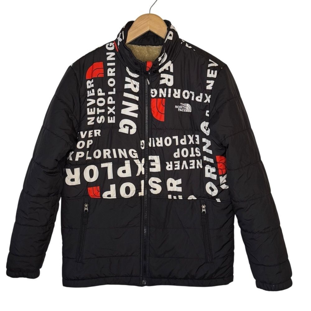 The North Face Never Stop Exploring Fleece Unisex Reversible Jacket XXL? READ